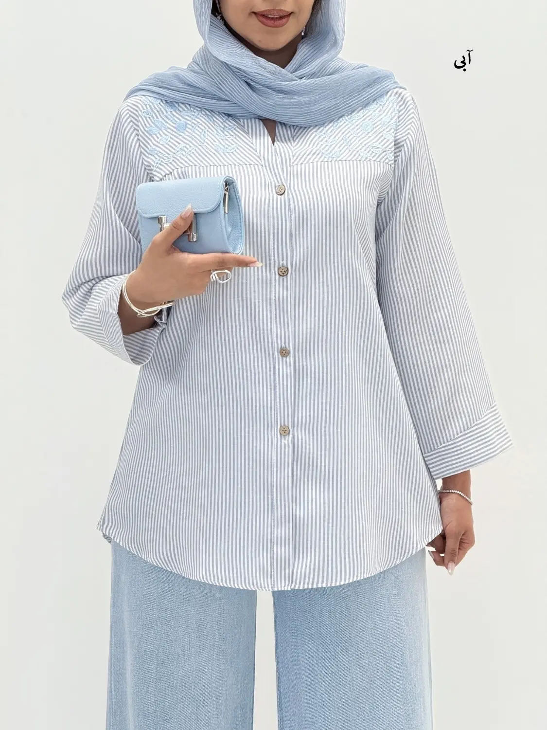 6554-شومیز راه راه اریکا